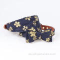 Luxus schönes Design Bandana Bowtie Hundehalsband